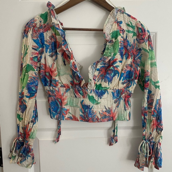 Anthropologie Gathered Blouse - Picture 1 of 2